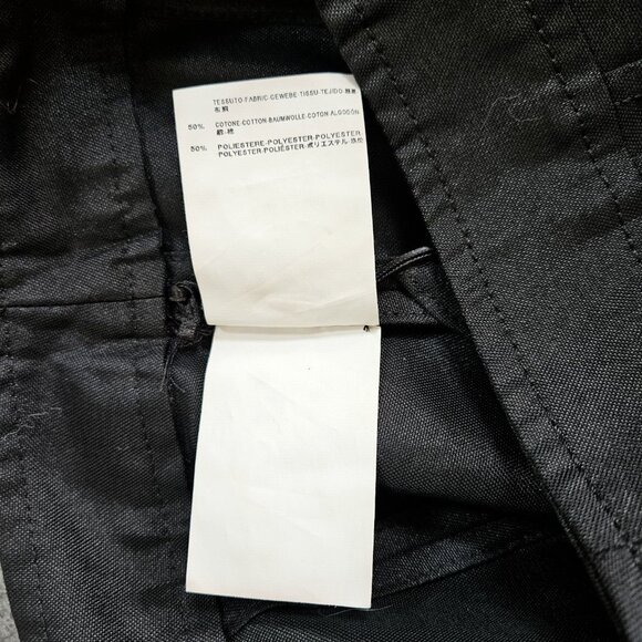 Balenciaga Paris Skirt S US 4 Black Cotton Blend Mini Designer Luxury Goth Chic - Picture 6 of 16